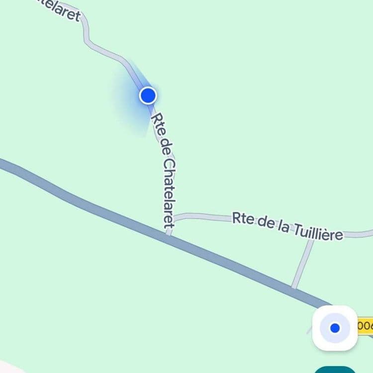 Présence d'un lave-linge ou vaisselle dans un fossé sur la route de Chatelaret à Saint-André-le-Gaz 