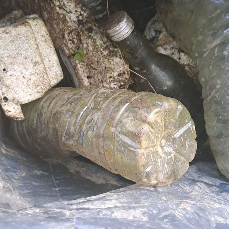 Déchets plastiques et verre