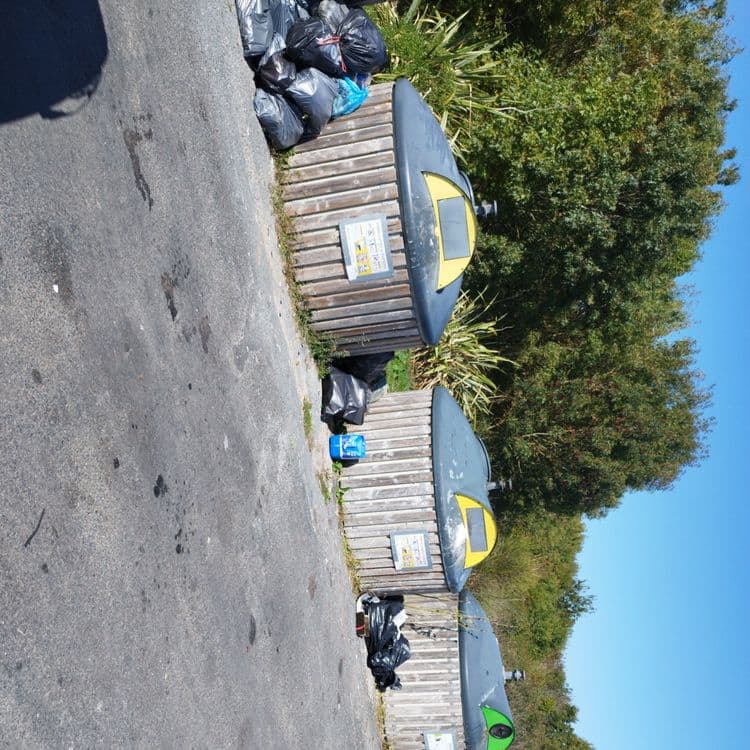 Sacs  poubelle et autres déchets nauséabons