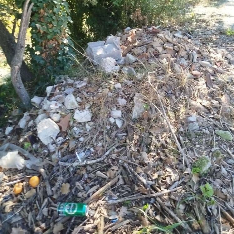 Photo du dépôt signalé