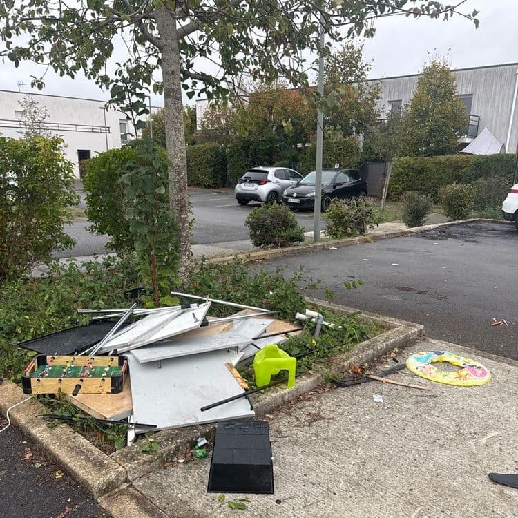 Photo du dépôt signalé