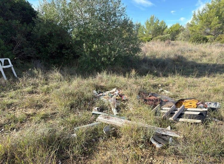 Photo du dépôt signalé