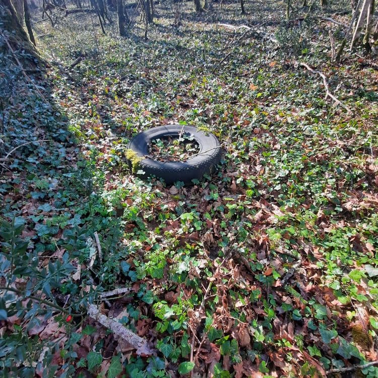 Pneu sur circuit des 4 vallées  commune de sers