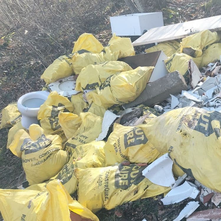 Sacs de gravas wc et autres