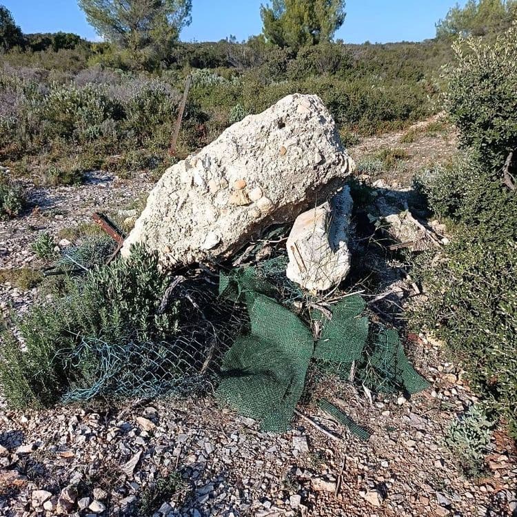 Gravats de construction/démolition : béton, acier et plastique 