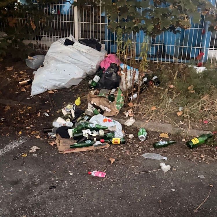 Ce parking est devenue une vrai déchèterie à ciel ouvert, il y en a partout. Des déchets de toutes sortes et qui attirent les rats. 