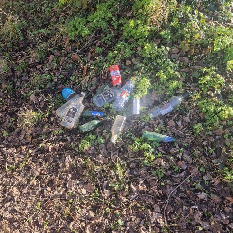 Bouteilles en verre, plastique et cannettes alu