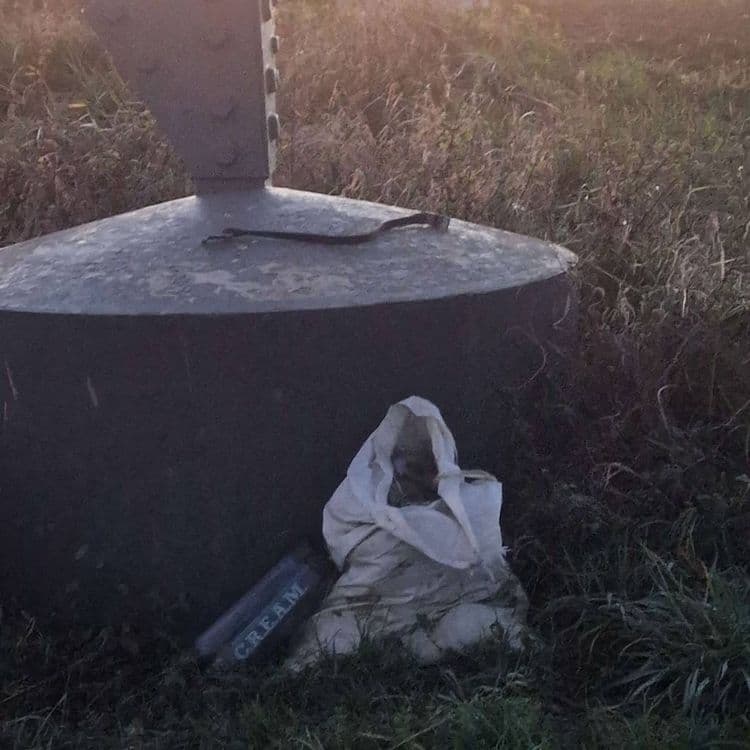 Sac de déchets divers