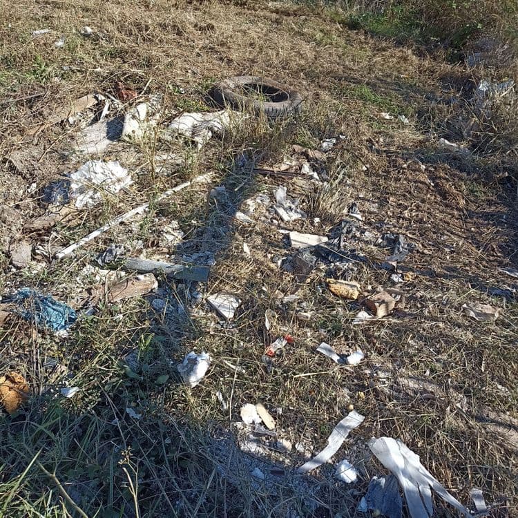 Plusieurs déchets 