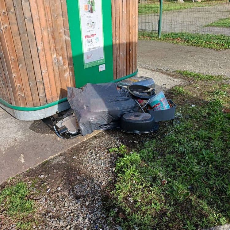 Photo du dépôt signalé