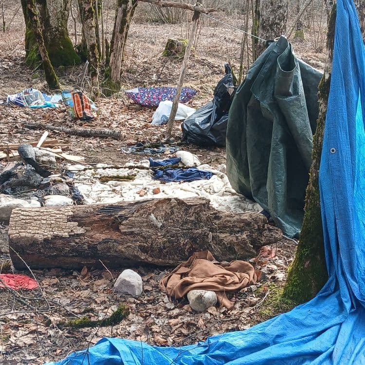 Ancien camping laisser à l'abandon