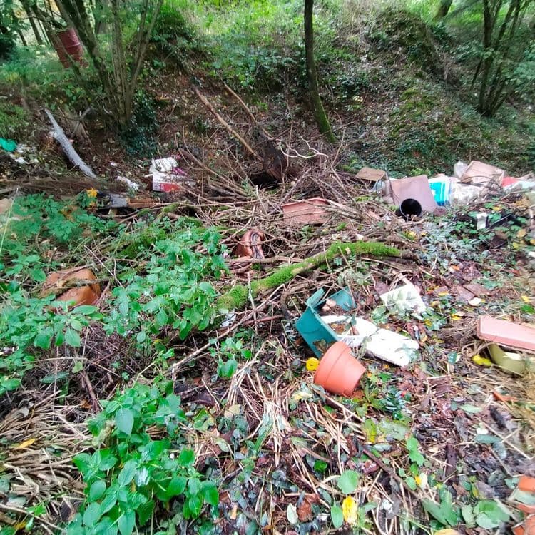 Décharge sauvage toujours la depuis 8 ans (au moins).
Canapés,plastiques frigos etc..le maire le sait et  n'exerce pas son autorité.il y a des étangs tout autour,la déchetterie est à 1.5 km..c'est honteux.