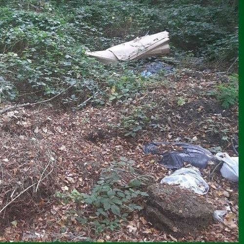 Voici une estimation des déchets présents sur les images et une évaluation de leur quantité et poids :

**Image 1**

*   **Sacs poubelles verts (contenant des déchets de jardinage) :** Environ 3 sacs. Chaque sac pourrait peser entre 15 et 25 kg selon le contenu (feuilles mortes, branchages, etc.). Poids total estimé : 45-75 kg.
*   **Grillage :** Quantité difficile à estimer précisément sans connaître la longueur. Le poids pourrait varier de 5 à 15 kg selon la dimension et le type de grillage.
*   **Déchets de jardinage en vrac (branchages, feuilles) :** Un amas d'environ 1 à 2 m³. Le poids de cet amas peut varier considérablement en fonction de la composition et de l'humidité. Estimons entre 20 et 40 kg.
*   **Bouteilles en plastique (visible partiellement) :** Présence d'au moins une bouteille. Poids négligeable (quelques grammes).

**Image 2**

*   **Cartons aplatis :** Une pile de cartons. Estimons entre 2 et 5 kg pour l'ensemble.
*   **Sacs poubelles noirs et blancs (contenant divers déchets) :** Au moins 2 sacs visibles. Chaque sac pourrait peser entre 5 et 15 kg selon le contenu. Poids total estimé : 10-30 kg.
*   **Déchets de jardinage en vrac (branchages, feuilles) :** Un amas d'environ 0.5 m³. Le poids de cet amas peut varier considérablement en fonction de la composition et de l'humidité. Estimons environ 10 à 20 kg.
